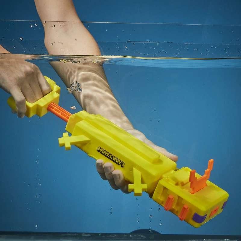 F7601 NERF SUPER SOAKER MINECRAFT AXOLOTL PISTOLJ 
