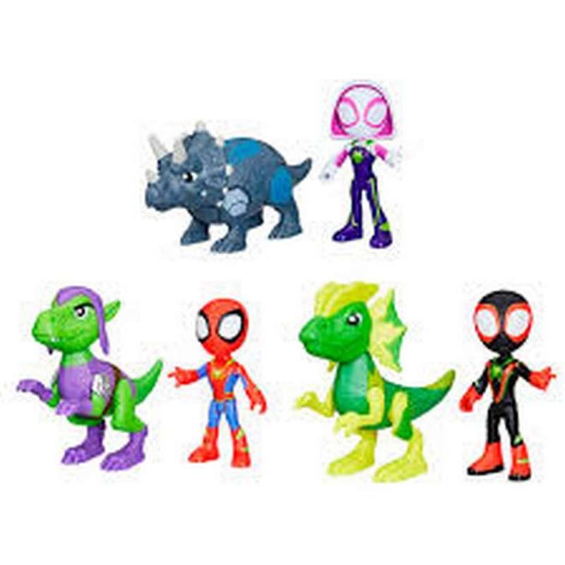 F9478 SPIDERMAN HERO DINO WEBS FIG AST 