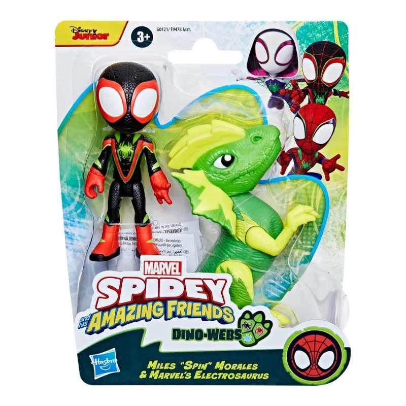 F9478 SPIDERMAN HERO DINO WEBS FIG AST 