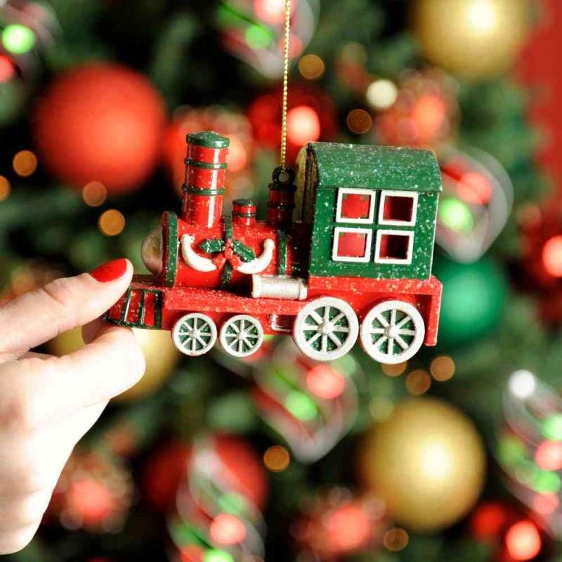 NOVOGODISNJI UKRAS LOKOMOTIVA 12cm 