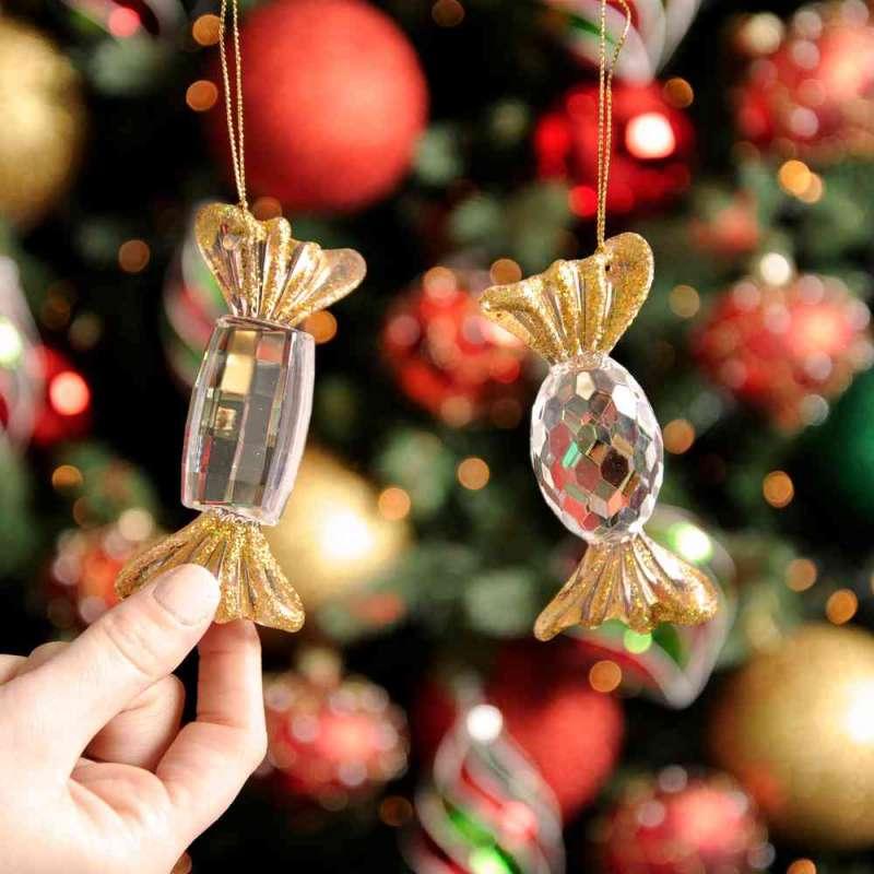 NOVOGODISNJI UKRAS BOMBONE 10cm