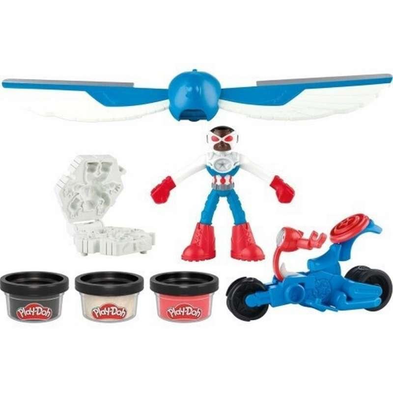 G0555 PLAY DOH CAPTAIN AMERICA MOTO-SLICER 