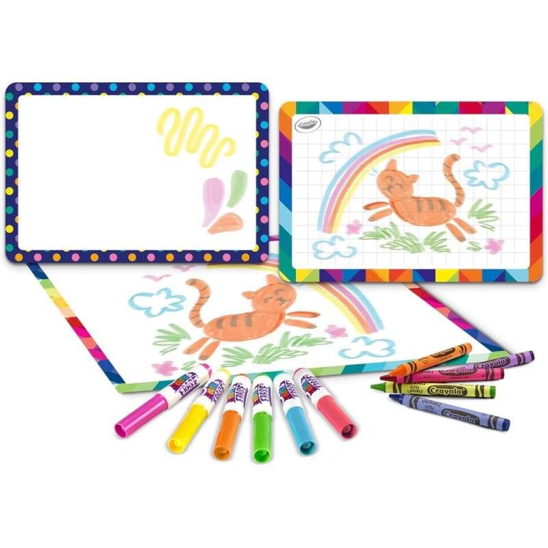 GA042947 CRAYOLA SET TABLA I FLOMASTERI 