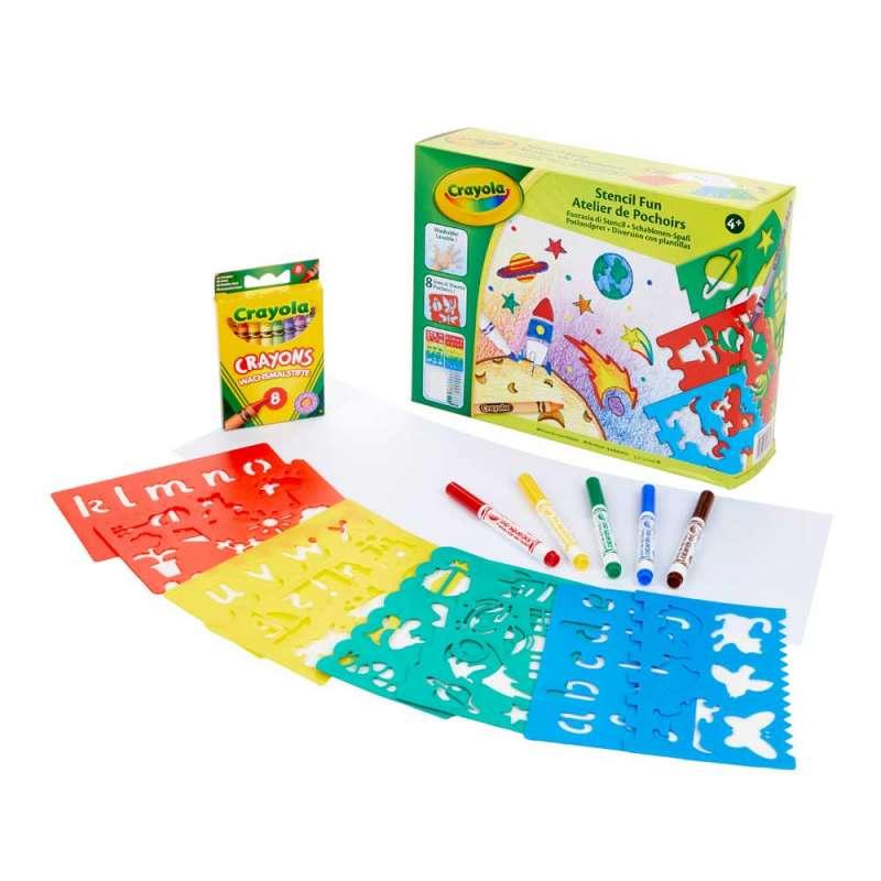 CRAYOLA STENCIL FUN SET