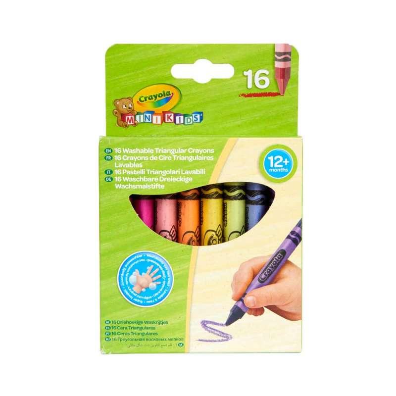 CRAYOLA TROUGLASTE MASNE BOJICE 16 KOM 