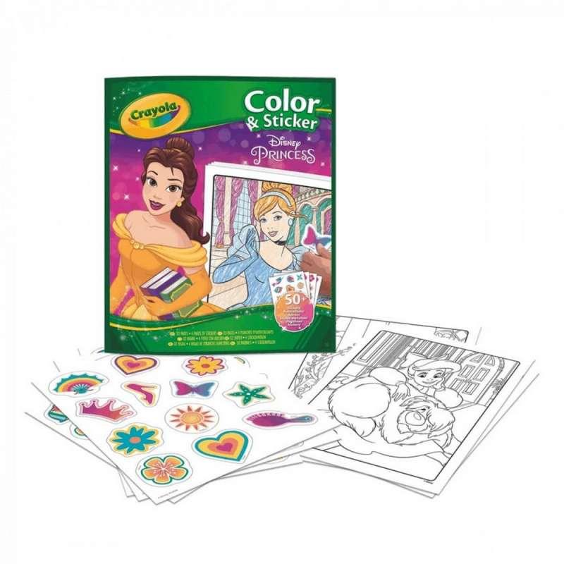 CRAYOLA BOJANKA SA STIKERIMA PRINCESS 
