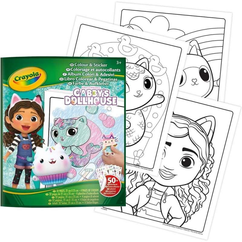 CRAYOLA BOJANKA SA STIKERIMA GABBY 