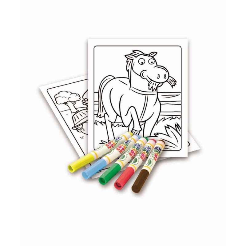 CRAYOLA BOJANKA S FLOMASTERIMA ANIMAL FRIENDS