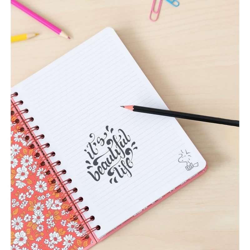 SNOOPY LOVE NOTES SA SPIRALOM A5 