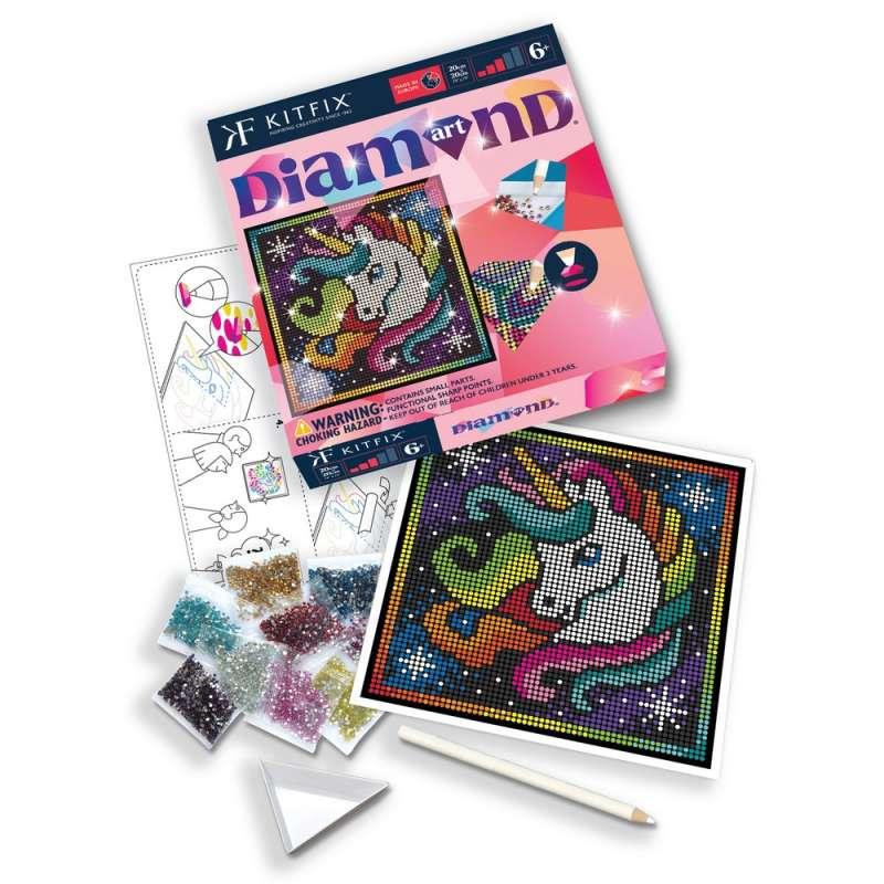 KFFP2028 CLASSIC DIAMOND ART SET UNICORN 