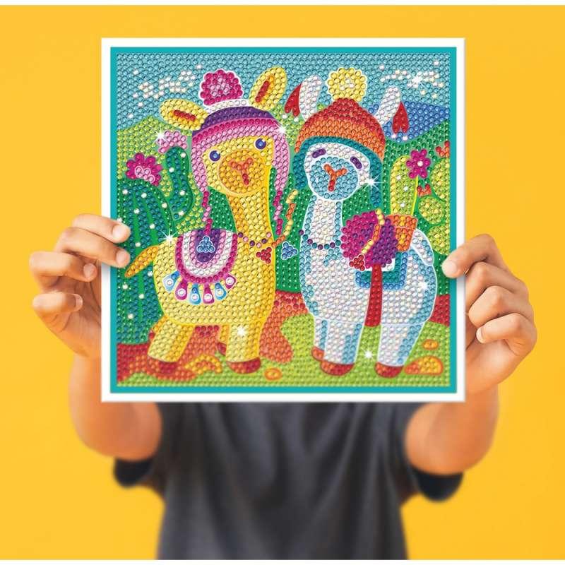 KFFP2408  CLASSIC DIAMOND ART SET LAMA 