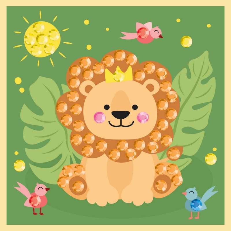KFFP2503 MINI DIAMOND ART SET LION 
