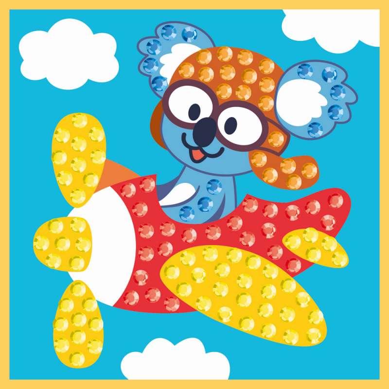 KFFP2506 MINI DIAMOND ART SET KOALA PILOT 
