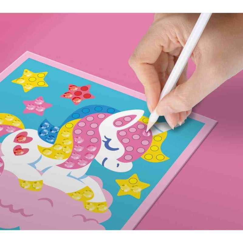 KFFP2509  MINI DIAMOND ART SET SLEEPY UNICORN 