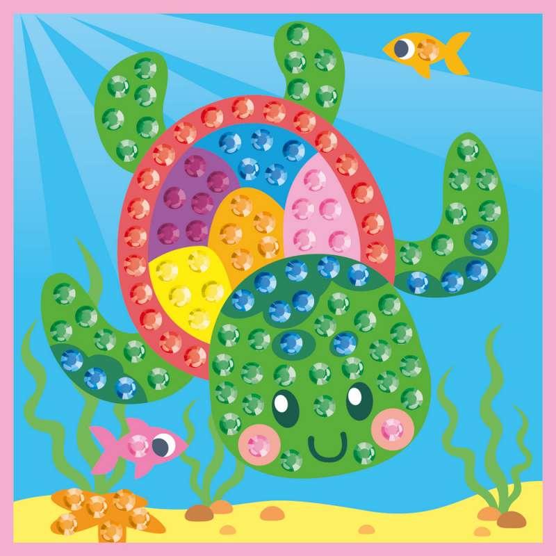 KFFP2510 MINI DIAMOND ART SET SEA TRUTLE 