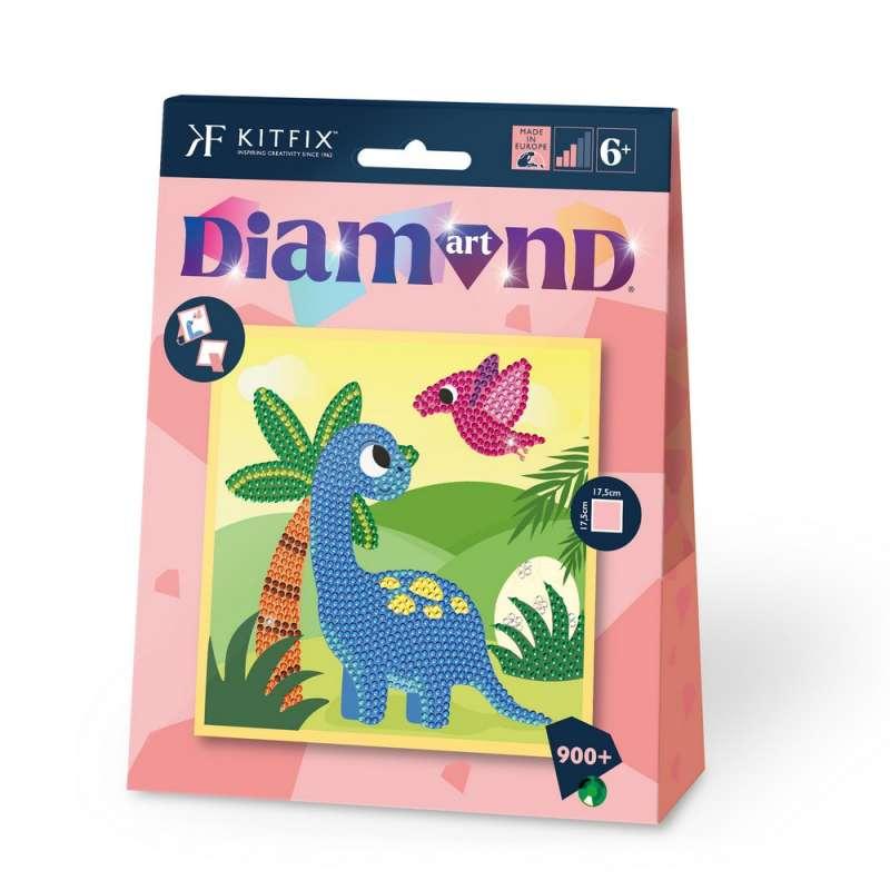 KFFP2513 JUNIOR DIAMOND ART SET DINO WORLD 