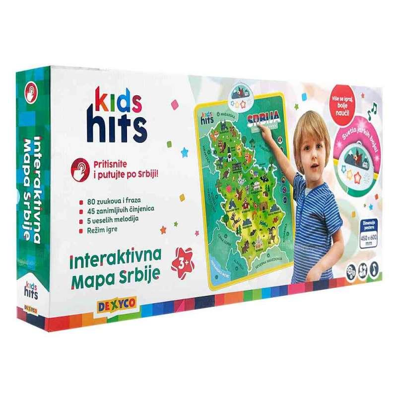 KH07006 KIDS HITS INTERAKTIVNA MAPA SRBIJE 