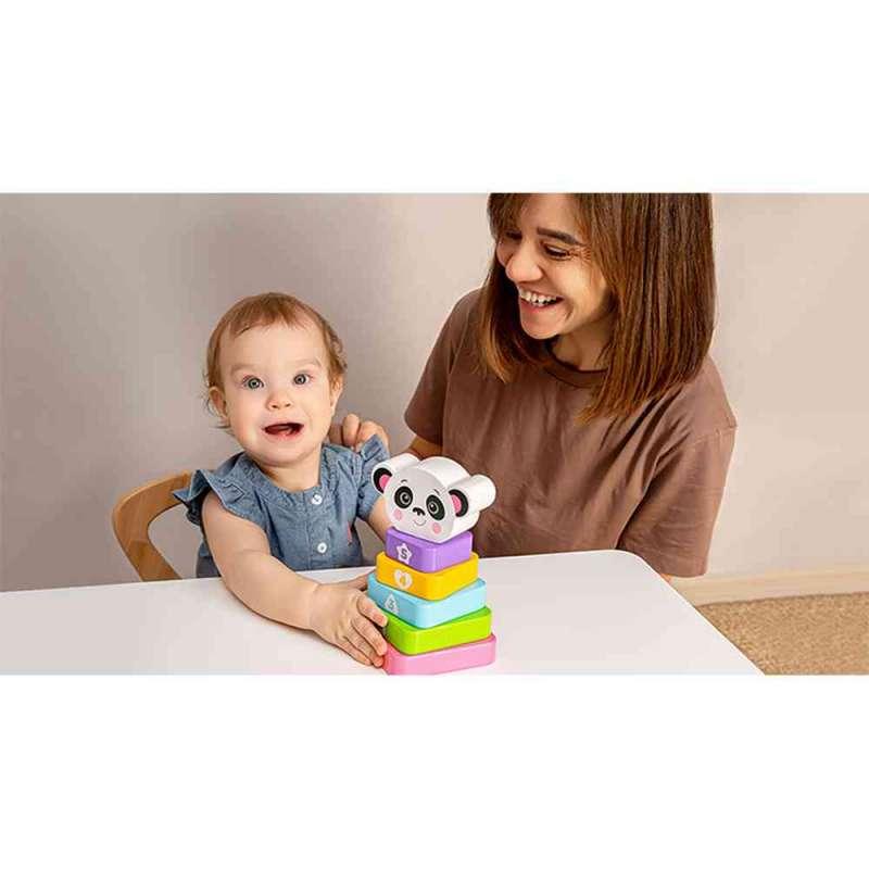 KIDS HITS DRVENA KULA ZA SLAGANJE PANDA 