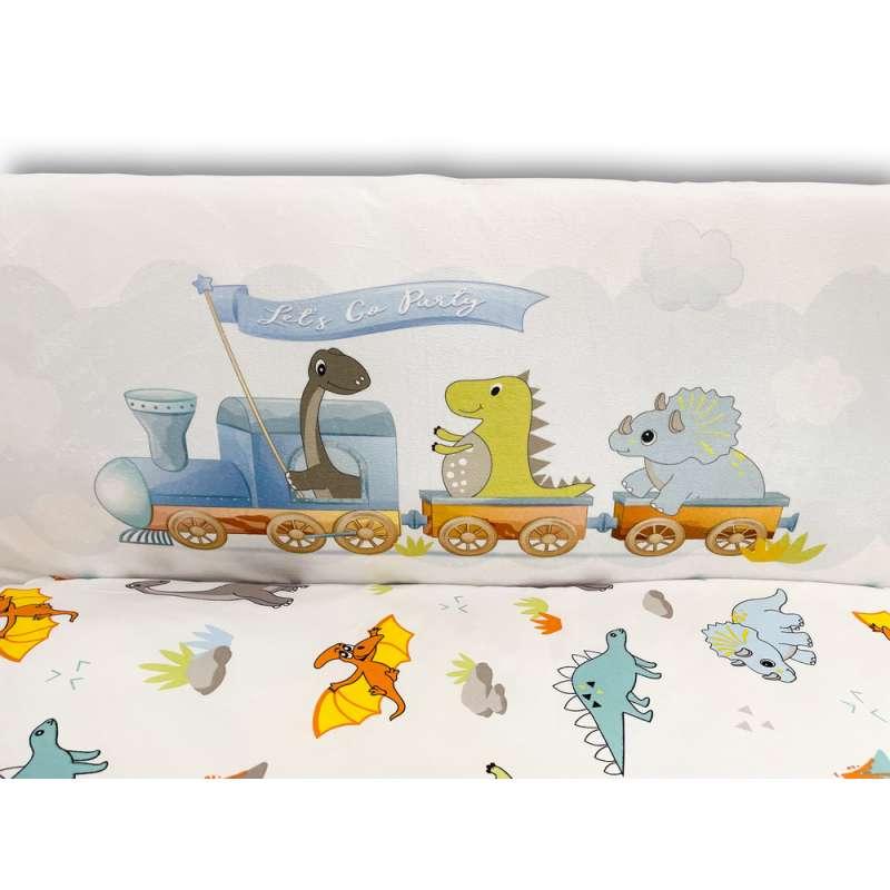KIDZZ POSTELJINA DINO 8/1 