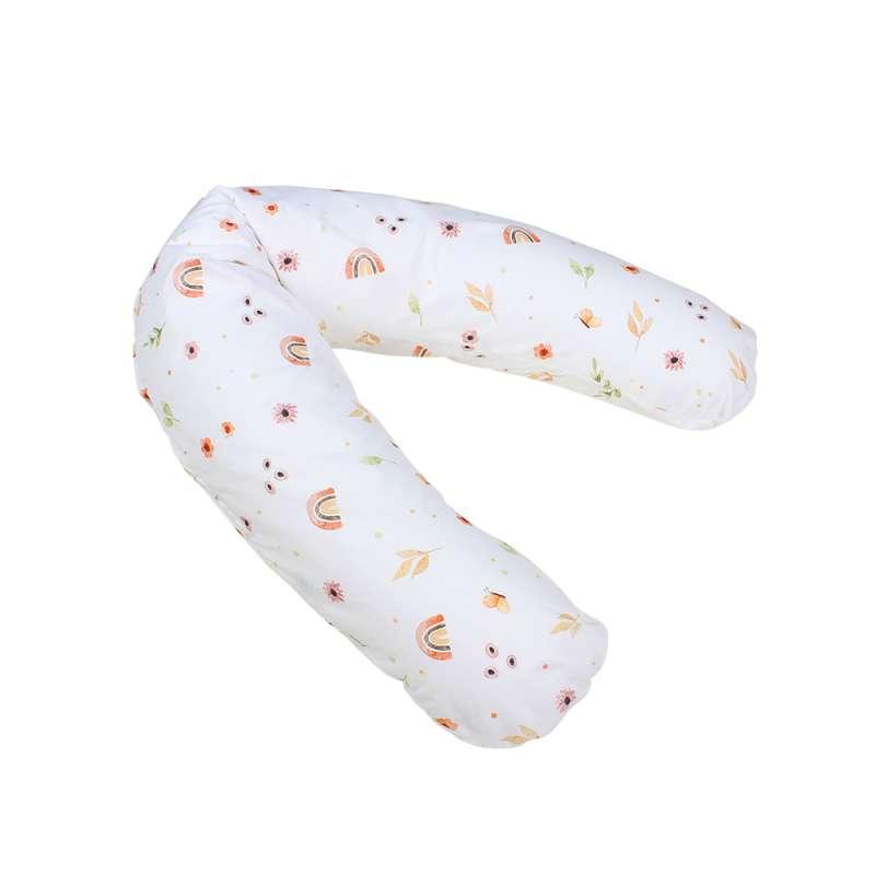 KIDZZ NURSING AND SUPPORT PILLOW FLOWERS 145X36CM 