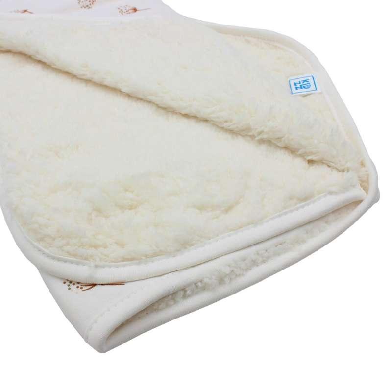 KIDZZ BABY BLANKET COTTON WITH FUR 100X75CM 