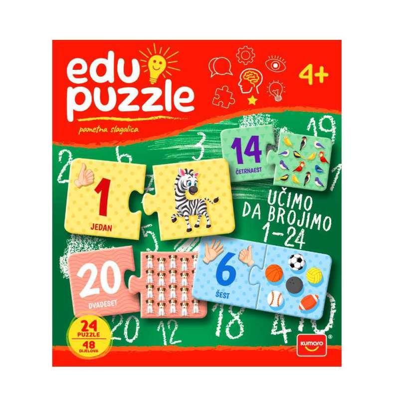 EDU PUZZLE - UCIMO DA BROJIMO 