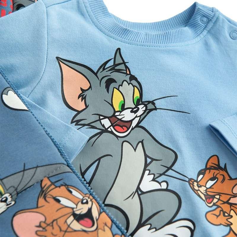 COOL CLUB SET BODI DUG RUKAV, DONJI DEO I TRAKA ZA KOSU WARNER BROS TOM AND MIX 