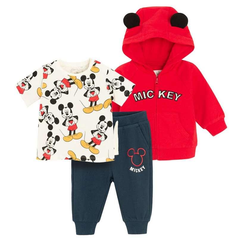 COOL CLUB SET BODI DUG RUKAV, DONJI DEO I TRAKA ZA KOSU DISNEY MICKEY MOUSEMIX 
