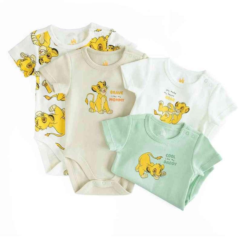 COOL CLUB THE LION KING BODI KRATAK RUKAV 4KOM MIX 