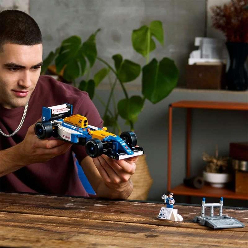 LEGO ICONS WILLIAMS RACING FW14B AND NIGEL MANSELL 