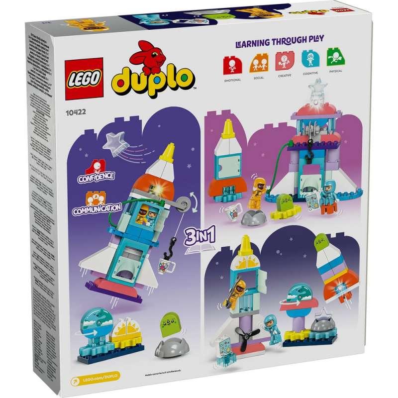LEGO DUPLO 3IN1 SPACE SHUTT ADVENTURE 