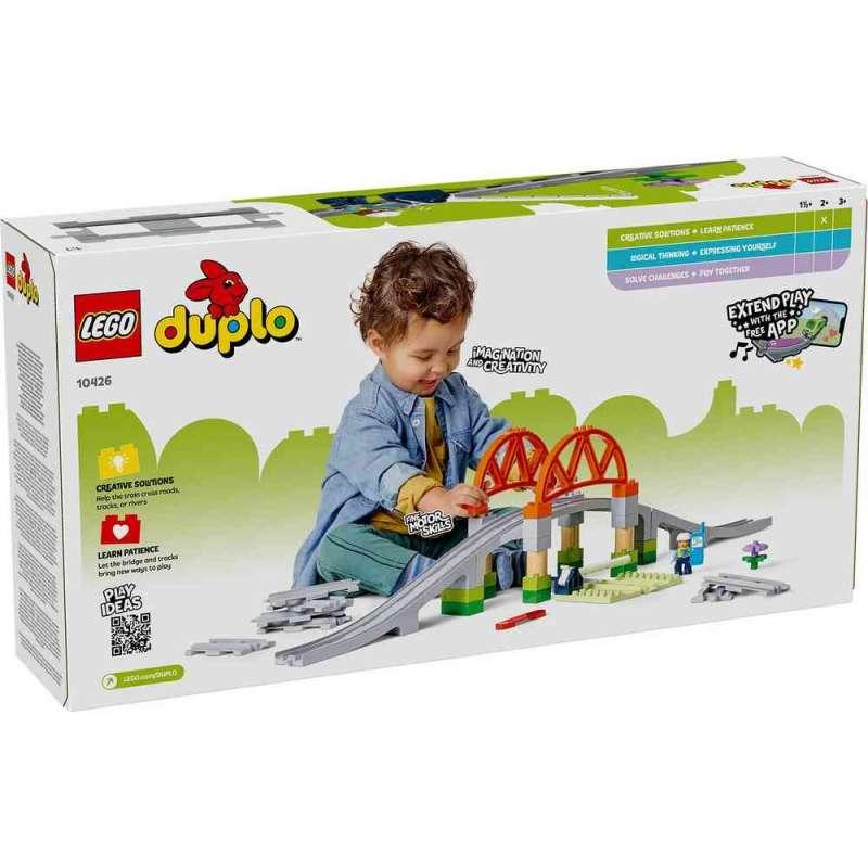 LEGO DUPLO TOWN TRAIN BRIDGE AND TRACKS EXPANSION SET 