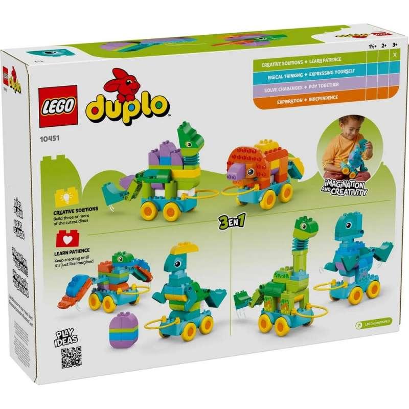 LEGO DUPLO 3IN1 DINOSAURS ON WHEELS 