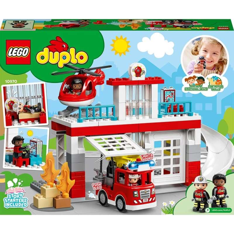 LEGO DUPLO FIRE STATION & HELICOPTER 