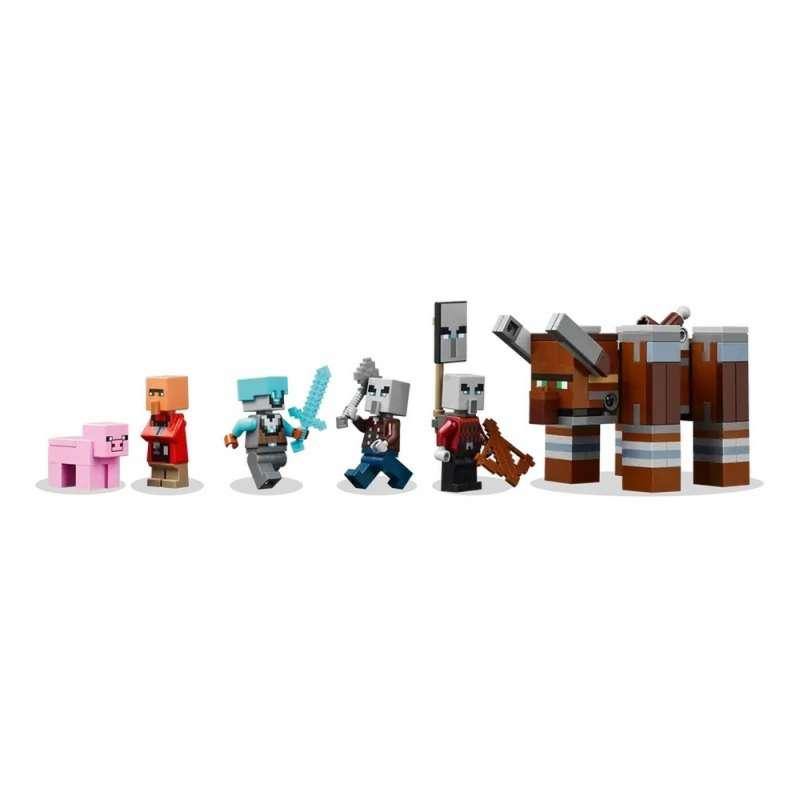 LEGO MINECRAFT THE PILLAGER OUTPOST AND RAVAGER 