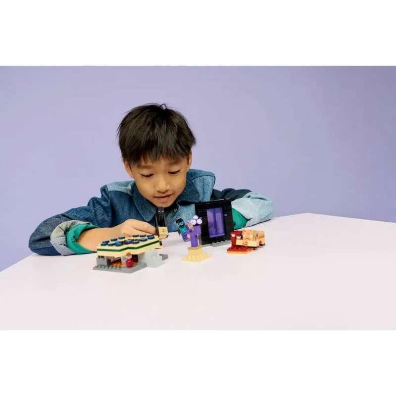 LEGO MINECRAFT NETHER  AND  END PORTAL JOURNEY 