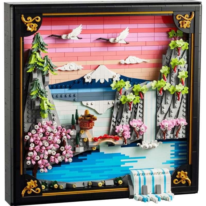 LEGO ART JAPANESE CHERRY BLOSSOM LANDSCAPE 