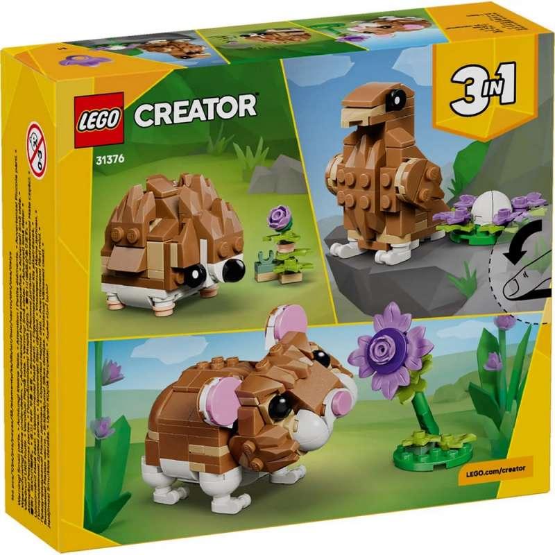 LEGO CREATOR CUTE HAMSTER WITH A FLOWER 