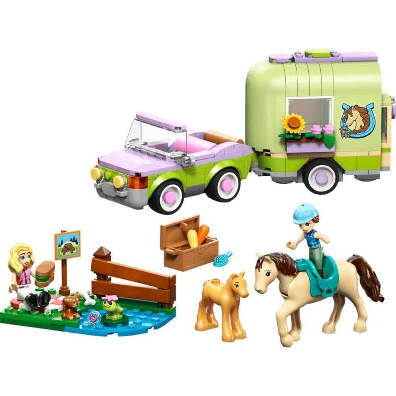 LEGO FRIENDS HORSE  AND  BABY FOAL TRAILER 