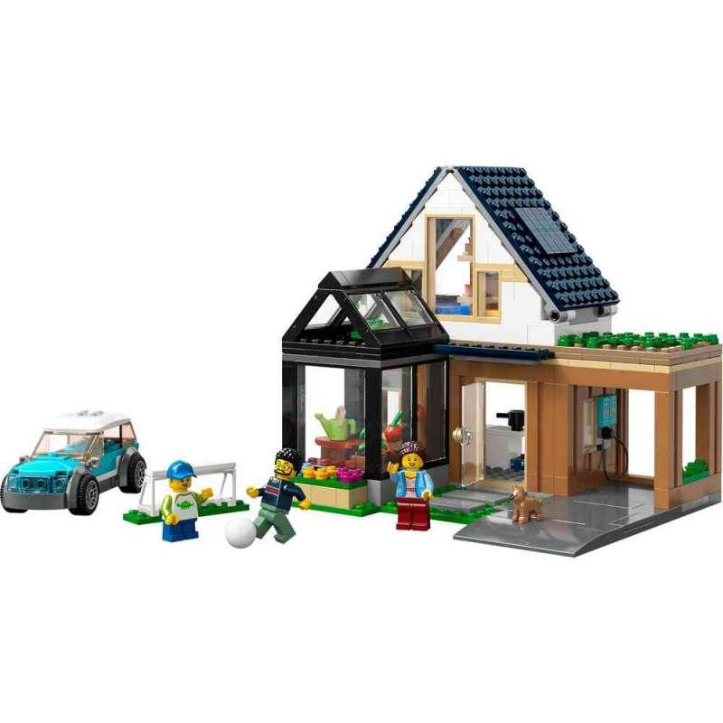 LEGO CITY PORODICNA KUCA I ELEKTRICNI AUTO 