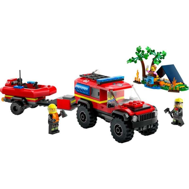 LEGO CITY 4X4 FIRE TRUCK WITH RESCUE B.. 