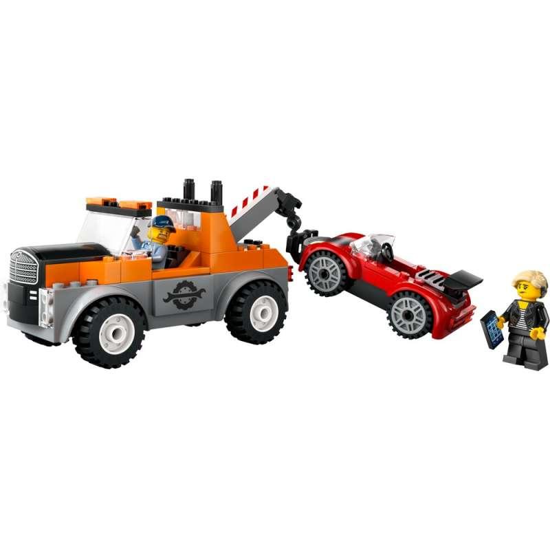 LEGO CITY TOW TRUCK AND SPORTS CAR REP 
