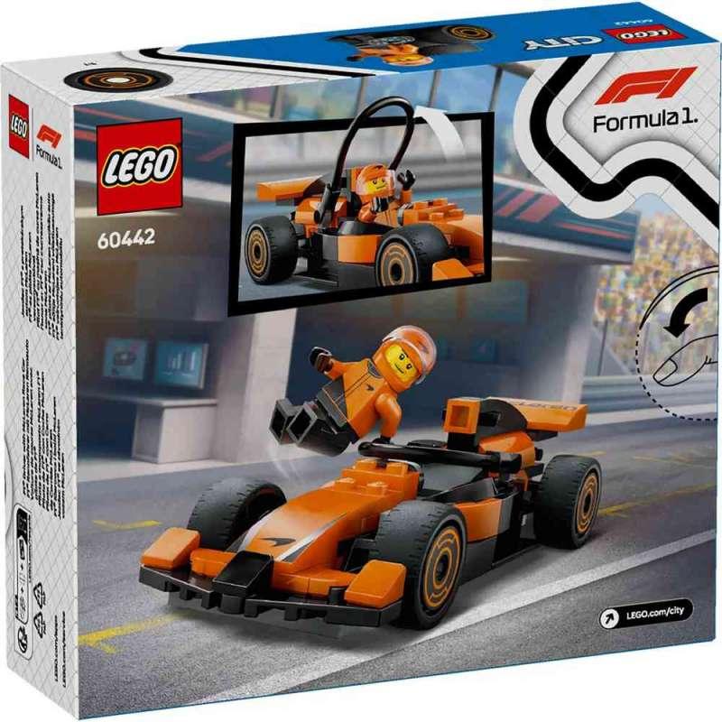 LEGO CITY F1 DRIVER WITH MCLAREN RACE CAR 