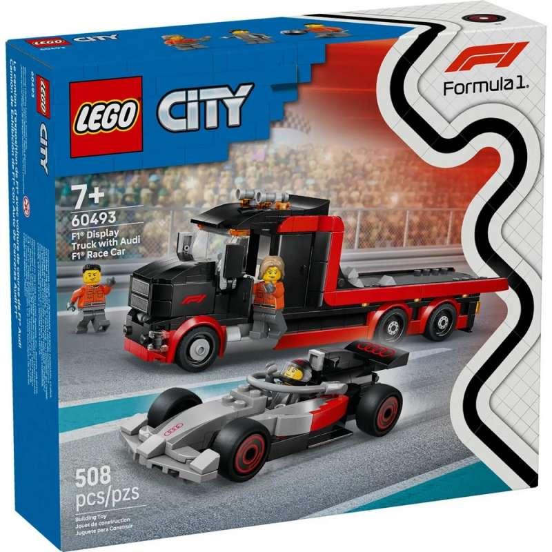 LEGO CITY FORMULA 1 F1 DISPLAY TRUCK WITH AUDI F1 RACE CAR 