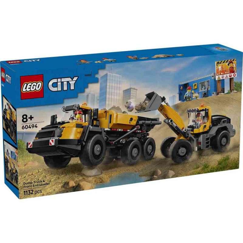 LEGO CITY DUMP TRUCKYANDYFRONT END LOADER 