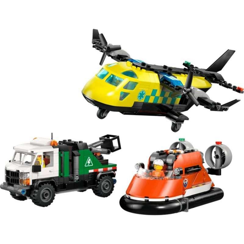LEGO CITY AIRPLANE, SERVICE TRUCK  AND  HANGAR 
