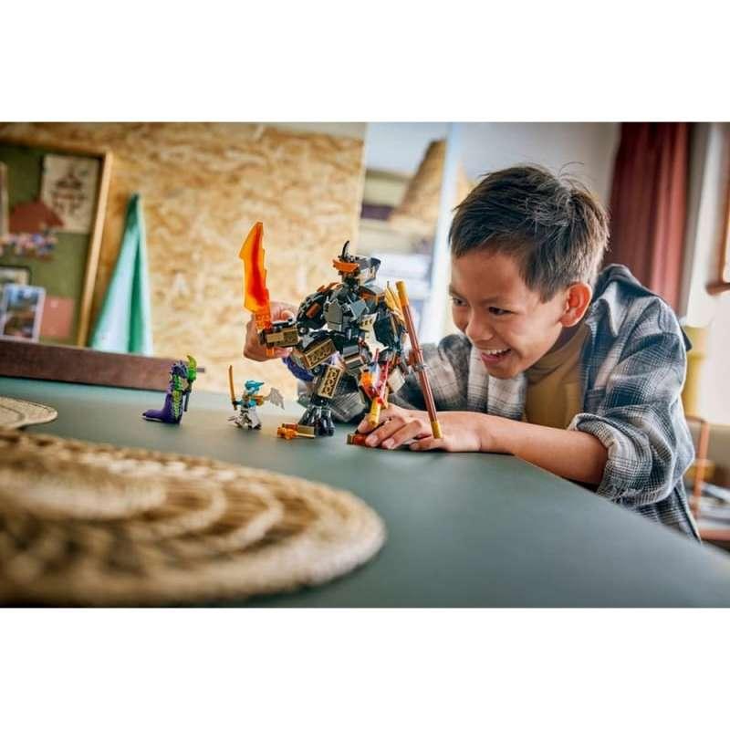 LEGO NINJAGO COLES MISSION MECH  AND  DRAGON 