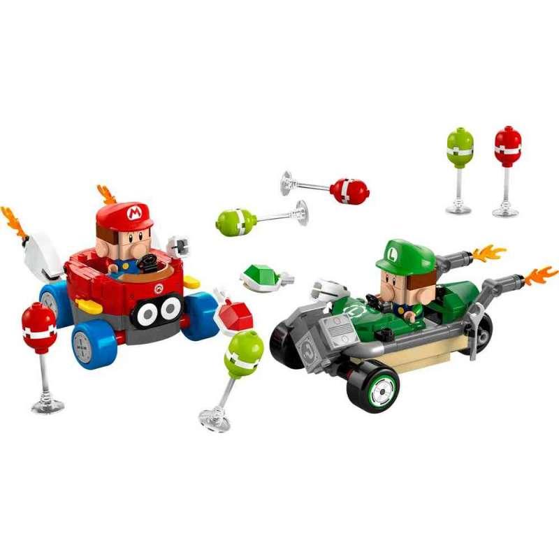 LEGO SUPER MARIO MARIO KART ? BABY MARIO VS BABY LUIGI 
