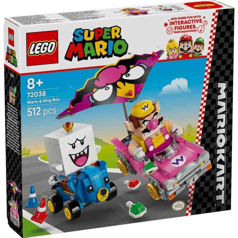 LEGO SUPER MARIO KART WARIO AND KING BOO 