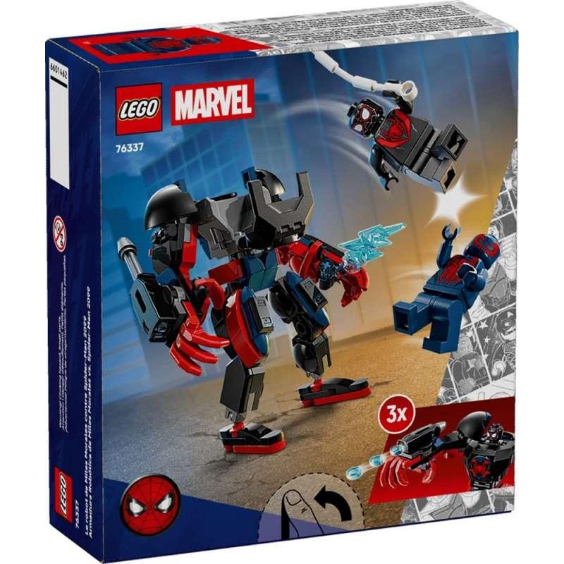 LEGO SUPER HEROES MARVEL MILES MORALES MECH VS SPIDERMAN 